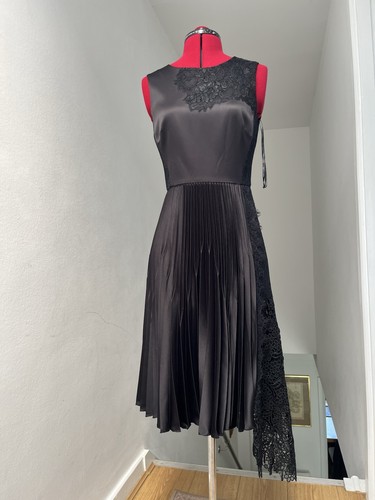 Karen millen black satin lace - karen,