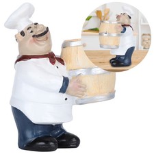 Resin Chef Statue Toothpick