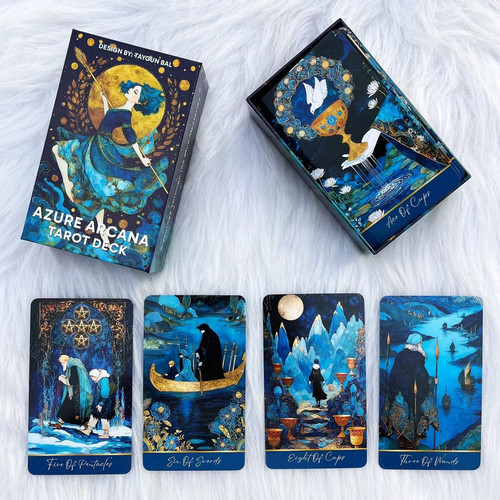 Azure arcana tarot deck set - set, 78