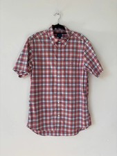GANT Men's Red Check Short