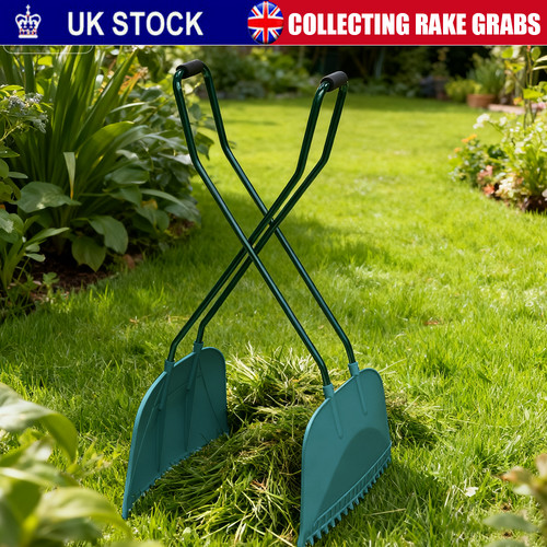 Long handled leaf - handled, collecting