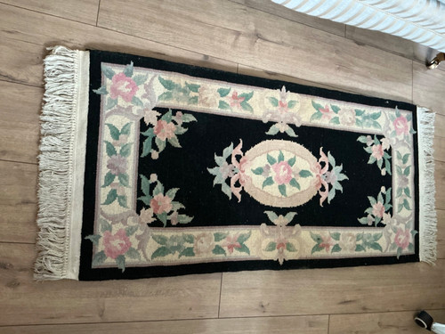 Vintage carved chinese wool - chinese,