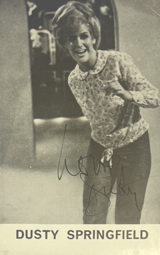 Dusty springfield signed - springfield,