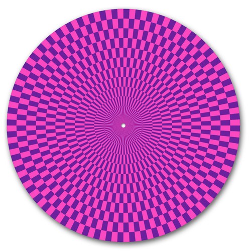 Spiral optical rectngle pink - optical,
