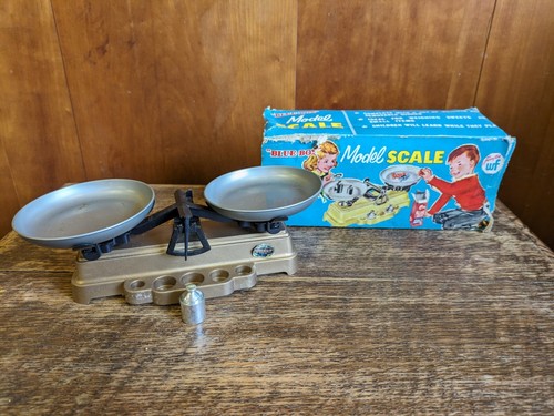 Model toy vintage scales blue - model,