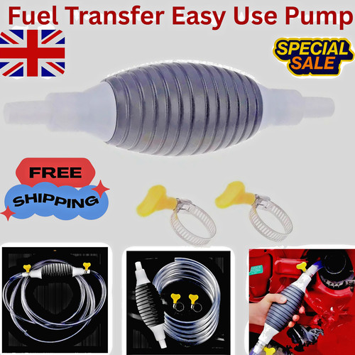 Hand siphon pump petrol diesel - hand,
