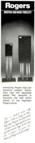 Rogers speakers stands vintage - speakers,