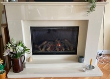 Stone Fire Surround, Hearth and Mantel