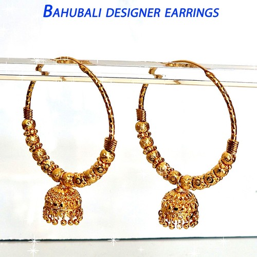 Gold plated earrings - 22,