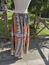 Urban Gypsy ladies maxi skirt size S elasticated Floral Design Boho Style