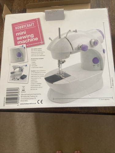 Hobbycraft mini sewing machine - hobbycraft,