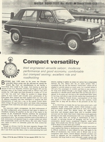 Simca 1100 gls - simca, original
