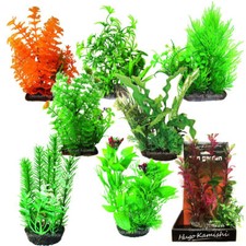  AQUARIUM PLASTIC PLANTS