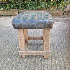 Handmade, reclaimed wooden stool -
