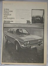 1973 Fiat 128 Coupe Original advert
