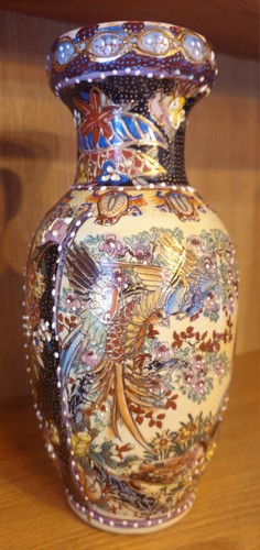 Satsuma style japanese vase - satsuma,