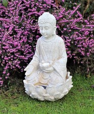 Buddha Sitting Solar garden