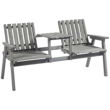 Wooden 2 Seater Garden Bench
