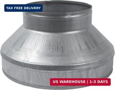 10" to 6" Inch Galvanized