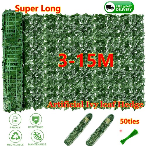 15m artificial hedge ivy - 15m,