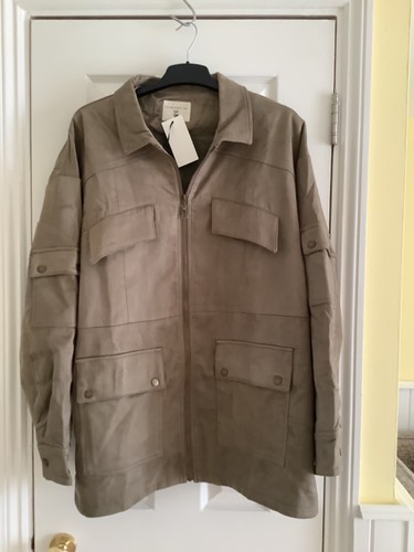 Mens oversized faux suede - mens,