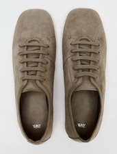 Zara Grey Suede Lace Up Derby