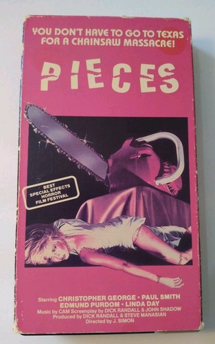 Vestron video pieces vhs tape - pieces,