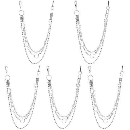 Punk style metal pocket chain - style,