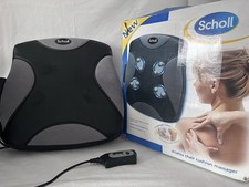 Scholl Shiatsu Chair Cushion Massager With Control And Adjustable Strap