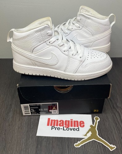 Jordan mid triple white - 1, (ps)
