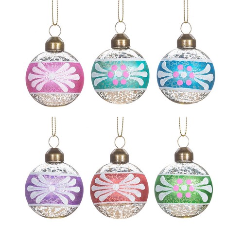 Set vintage style glass - 6,