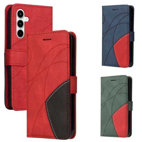 Splice leather wallet - leather, phone