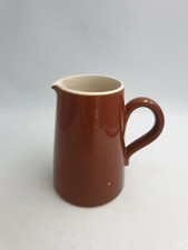 Vintage Lovatts Potteries Stoneware Water Jug Pitcher Brown Salt Glazed Exterior