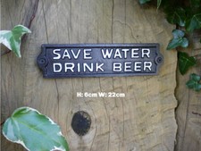 METAL CAST IRON WALL SIGNS AND WALL BOTTLE OPENERS VINTAGE RETRO DESIGN