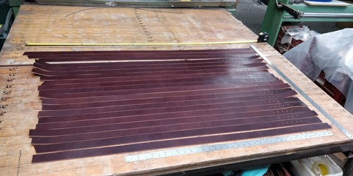 50x dark brown hide leather - hide,