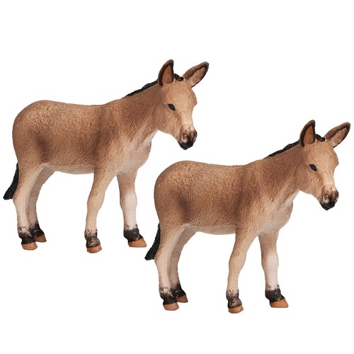 2pcs donkey model desktop - donkey,