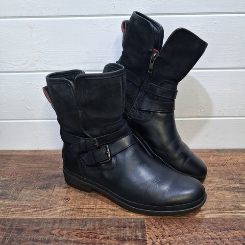 Ugg simmens black leather - black,