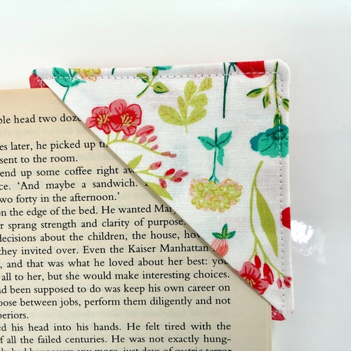 Handmade floral fabric corner - handmade,