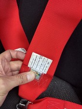 TRS Magnum 6 Point FIA FHR/HANS Harness - Red  Race Rally Track car