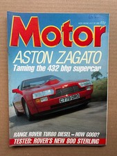 ASTON MARTIN ZAGATO MOTOR