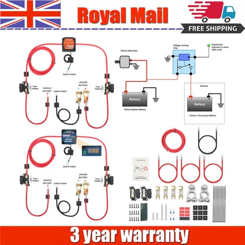 Split charge relay - relay, kit