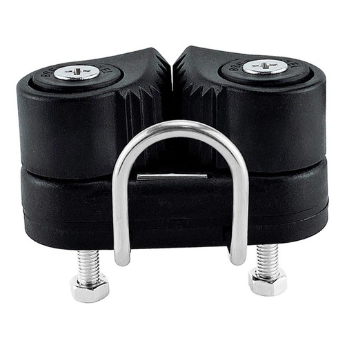 Black aluminum row - black,