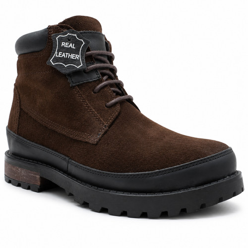 New mens genuine leather - new, ankle