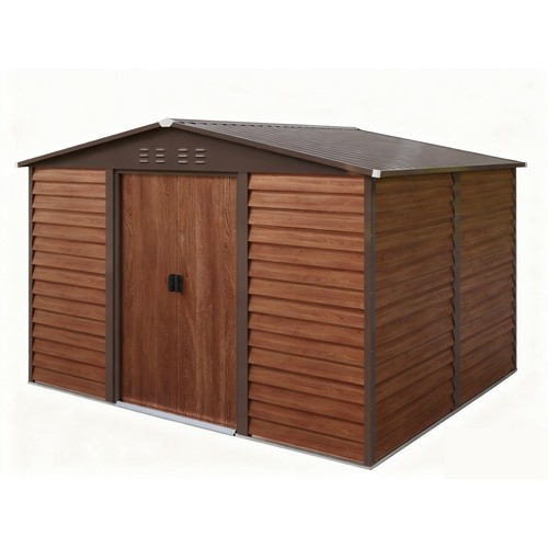 10x8ft galvanized metal garden - 10x8ft,