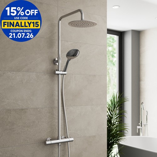 Bathroom thermostatic round - thermostatic,