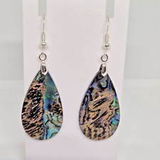 Abalone Shell Teardrop 925