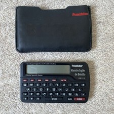 Franklin Pocket Spanish Master electronic translator DBE-110 with case