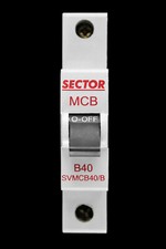 SECTOR 40 AMP CURVE B 6kA MCB