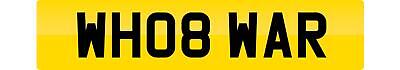 Private number plate - number, war