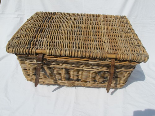 Vintage large wicker cane - vintage,